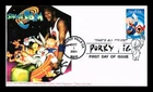 Dr Jim Stamps 34C Porky Pig First Day Of Issue Cover Looney Tunes Space Jam