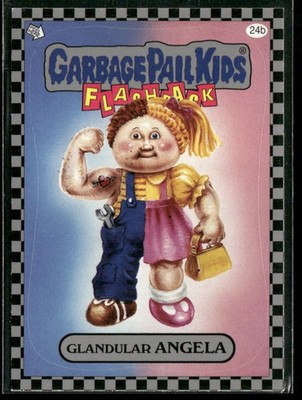 2010 Topps Garbage Pail Kids Flashback Series 1 #24b Glandular Angela Silver 1V