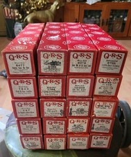 20 Vintage QRS Player Piano Rolls Boxes- Mrs. Robinson - Raindrops Keep Falling