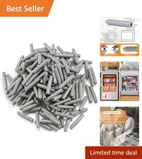 100 Pcs Dishwasher Rack Tine End Repair Caps Clear Rubber Protectors