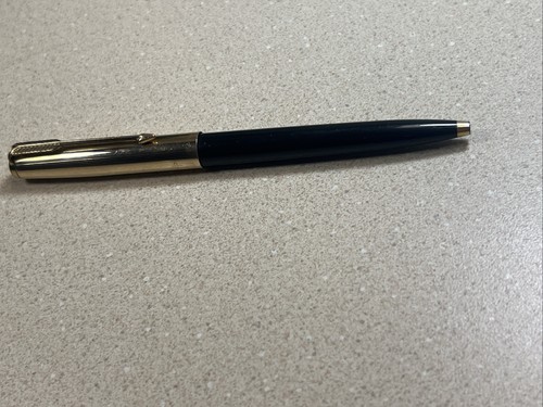 Parker 61 Black Black with 12kt Gold Filled Cap Activated Ball Point Pen - Picture 16 of 17