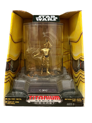 Hasbro Star Wars Titanium Series Die-Cast C-3PO Figure 2006 NEW in Box