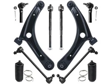 76GQ56S Front Control Arm Ball Joint Tie Rod and Sway Bar Link Kit Fits Patriot