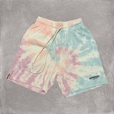 Represen Small Shorts Owners Club Tie Dye Flat White Mesh Bottoms