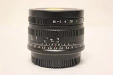 7artisans 35mm F1.4 APS-C MF Prime Lens for Canon Sony Fuji Nikon M4/3 J14
