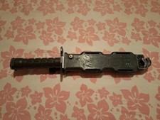 U.S. Army M-9 Phrobis III Combat Bayonet With Scabbard Used