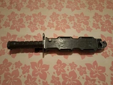 U.S. Army M-9 Phrobis III Combat Bayonet With Scabbard Used