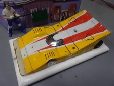 1/24 vintage slot car. brass  wire chassiss 16d tested on wood track runs good.