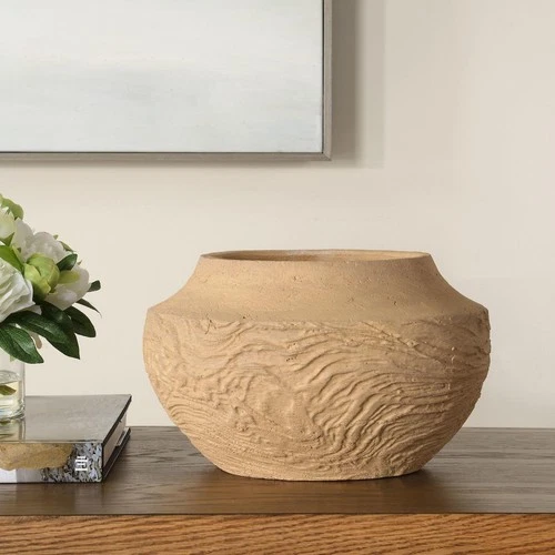 Uttermost 18266 Sandstone Flow 12 X 7 inch Vase - Picture 8 of 8