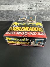 1989 Topps All-Stars Double Headers Baseball Box 24 Sealed Packs BBCE Verified