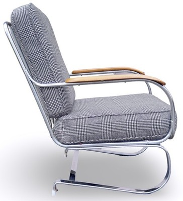 1940s, art deco / machine age, lounge chair by KEM Weber for Lloyd