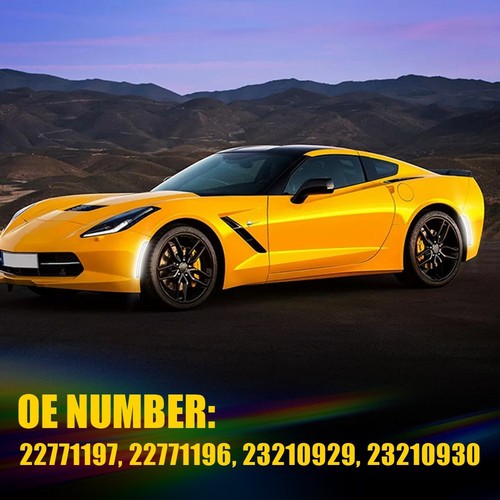 4PCS Smoke Lens F&R White LED Side Marker Lights For Chevy Corvette C7 14-2019 W - Picture 3 of 11