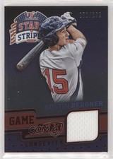 2015 Panini Stars and Stripes Game Gear Longevity Ruby 70/299 Austin Bergner a2v