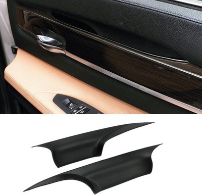 Compatible with 7 Series Door Pull Handle Covers, Left Front Front Row-Black