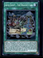 Abyss Script - Fire Dragon's Lair Destiny Soldiers DESO-EN025 MP YuGiOh TCG | Bu