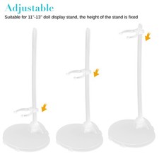 20X    Doll Stand Display Holder for 11"-13" Doll Transparent Model Rack Support