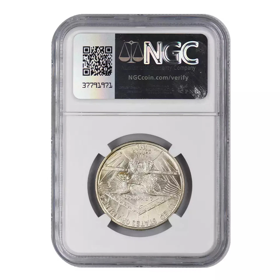 1939-S Arkansas Commemorative Silver Half Dollar NGC MS67 - Image 4 of 4