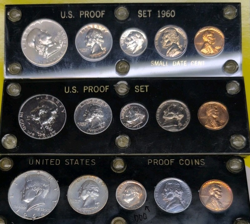 Proof Sets X 3 - Capital Holders
