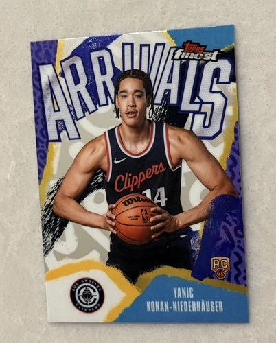 2025-26 Topps Finest - Arrivals Rookie Yanic Konan-Niederhauser #A-30 RC