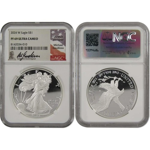 2024 W American Silver Eagle PF 69 UCAM NGC Proof Gaudioso SKU:OPC116