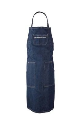 Jeans Schürze | Kochschürze | Feuermeisterin | Einheitsgröße aus DENIM