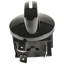 HQRP Heavy-Duty Rotary Switch 2-Speed 120V-250V, 15A Fan Heater Speed Selector