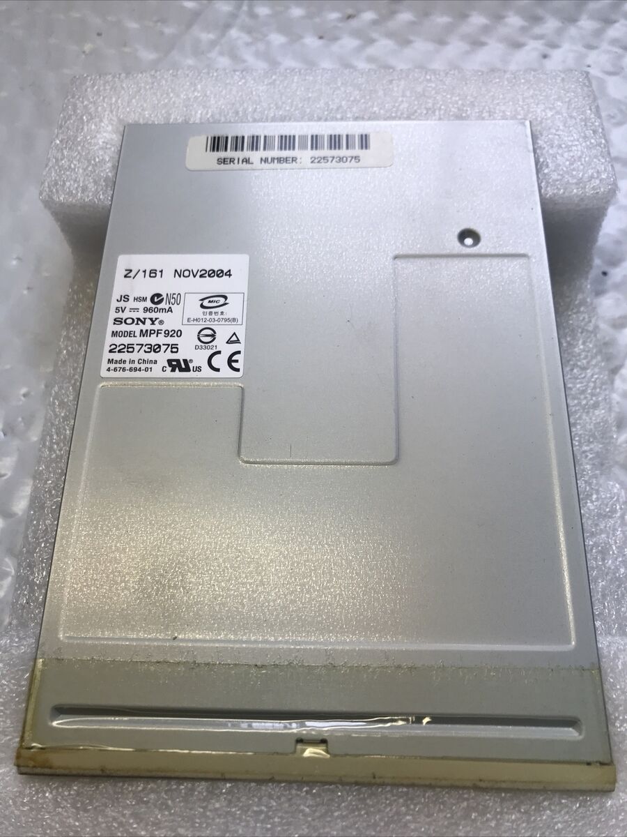 Sony MPF920 1.44MB IDE 3.5-Inch Internal Floppy Disk Drive Sony MPF920 1.44MB IDE 3.5-Inch Internal Floppy Disk Drive