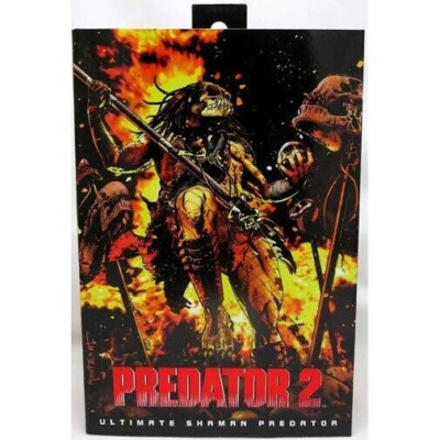 NECA PREDATOR 2: ULTIMATE SHAMAN PREDATOR DELUXE ACTION FIGURE 7 in. NEW SEALED