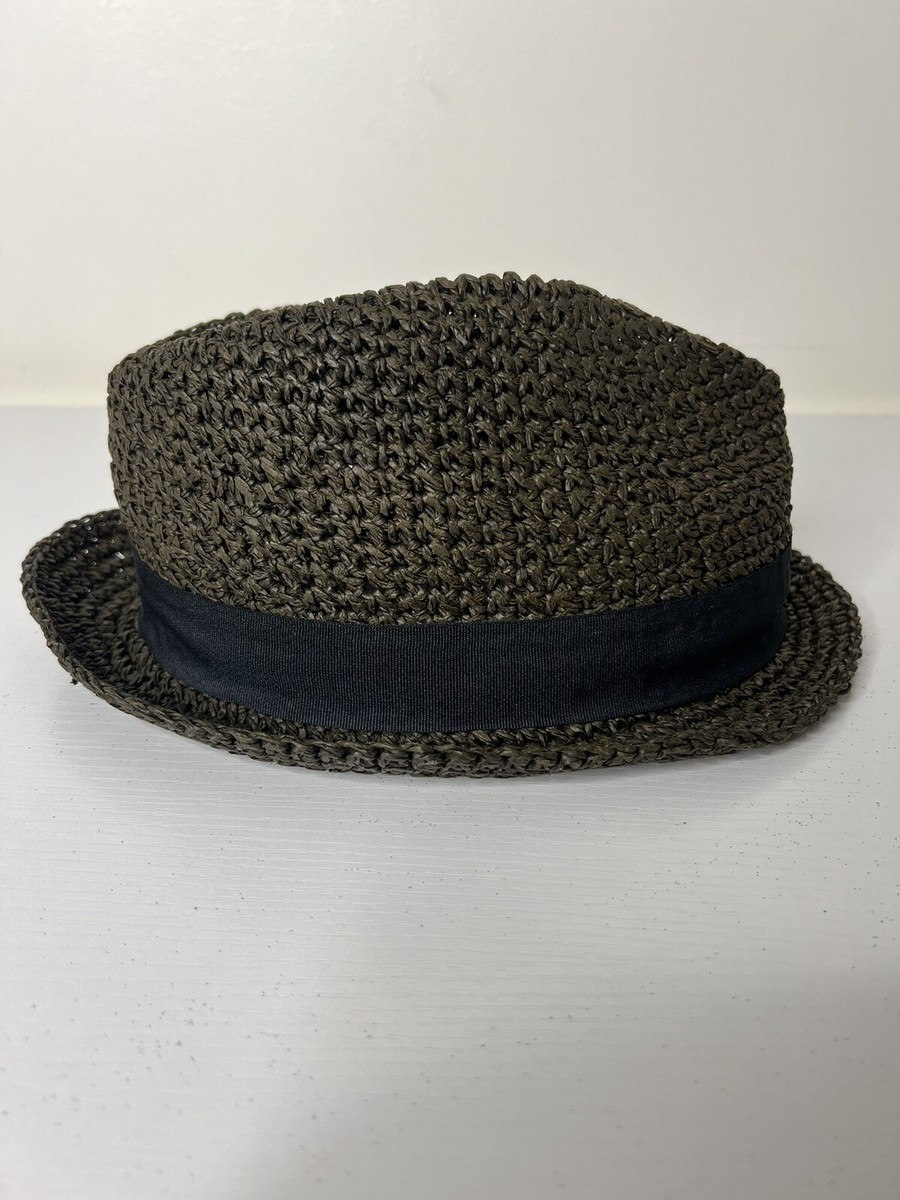 CHRISTYS CROWN COLLECTION BY TONY MERENDA STRAW HAT Fedora ONE SIZE Christys Crown Collection By Tony Merenda Brown Ribbon  main image 2