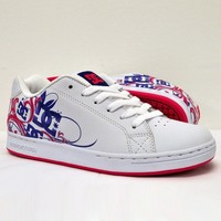 Dc Shoes Pixie Scroll White Crazy Pink Youths Kids Girls Trainers (uk 2 Eur 34) Dc Shoes Pixie Scroll White Crazy Pink Youths Kids Girls Trainers (uk 2 Eur 34)