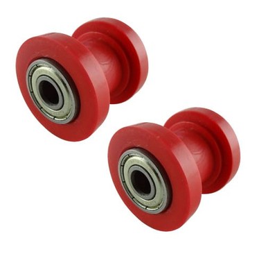 2X 10mm Chain Roller Tensioner Wheel Guide For SSR XR125 CRF50 KLX110 Pitster
