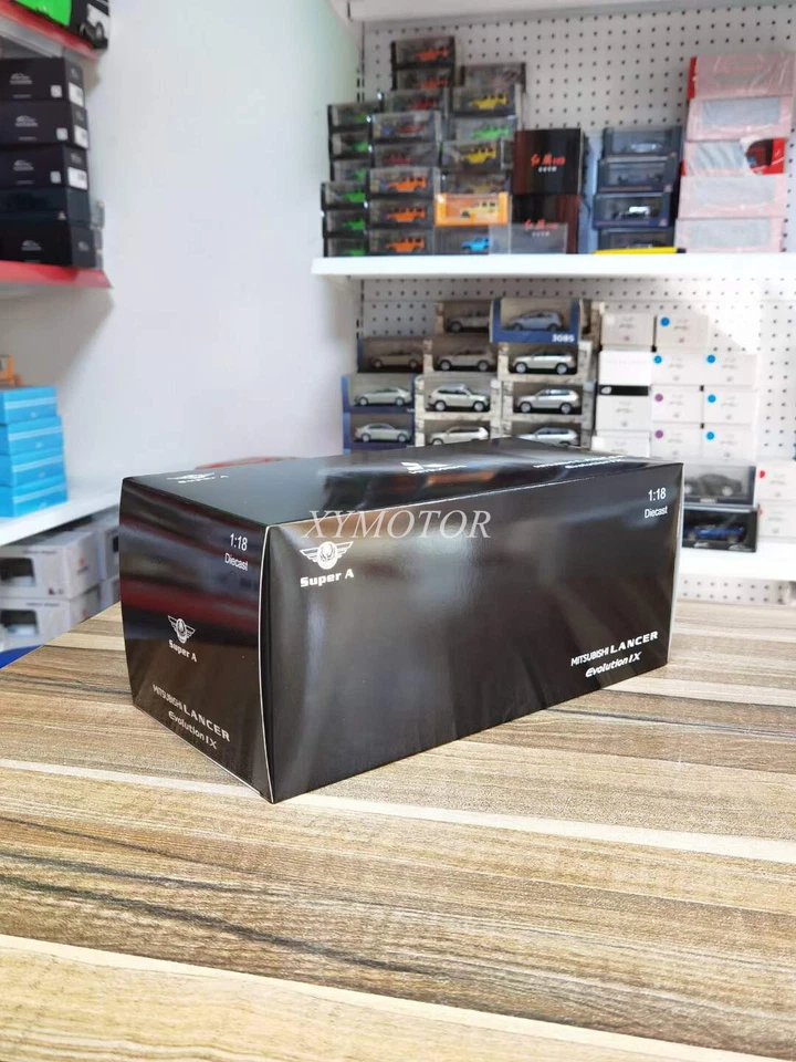 Металлическая литая модель автомобиля 1:18 Super A Mitsubishi Lancer EVO 9 подарки игрушки хобби - Изображение 3 из 4