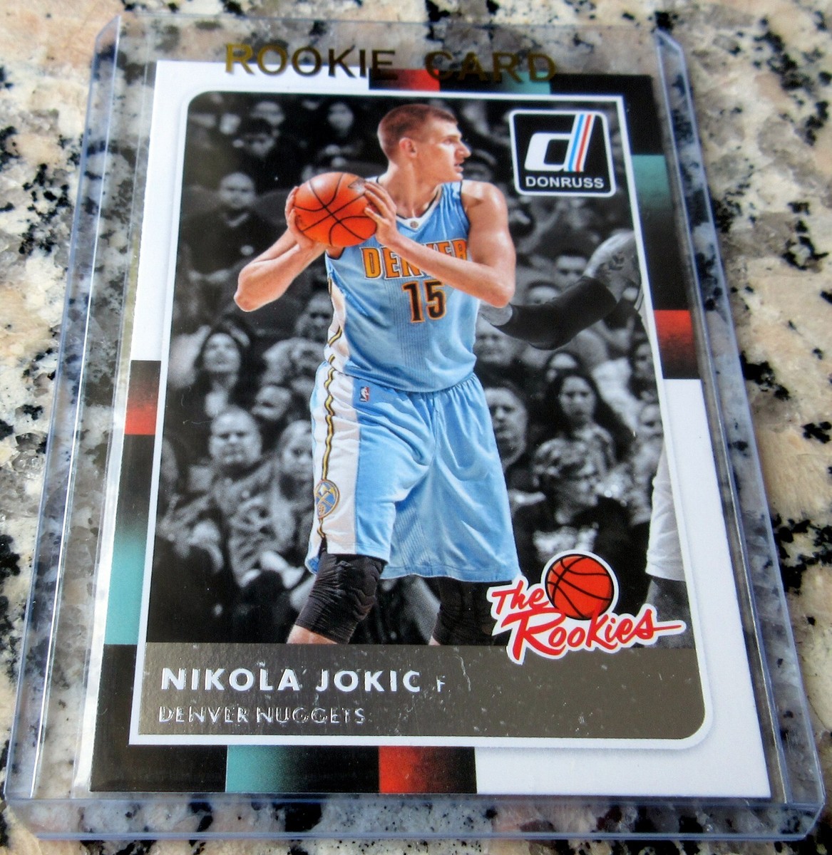 NIKOLA JOKIC 2015 Donruss The Rookies Rookie Card RC Nuggets