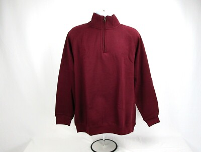 Ouray Sportswear Benchmark 1/4 Zip Fleece Long Sleeve Sweatshirt Men's Sz M 