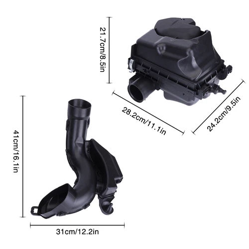 Air Cleaner Box Housing W/ Inlet Duct Fits For Nissan Sentra 2013-19 1.6L&1.8L - Picture 7 of 21
