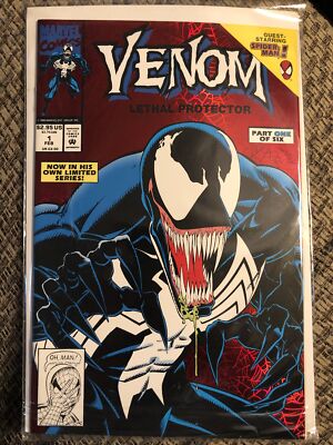 Venom Lethal Protector # 1 Marvel Comics 1993 1st Venom Solo Title