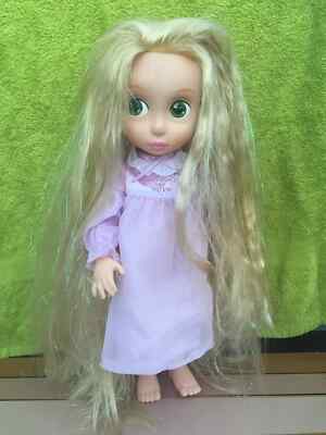 Disney Store RARE TINSEL Hair Animators Choice Tangled Rapunzel Doll 1st Edition