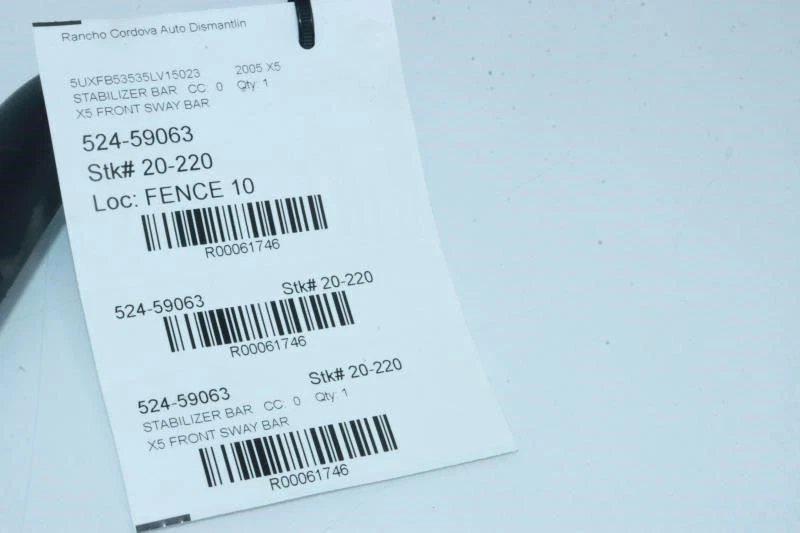 Barra estabilizadora delantera 29 mm para BMW X5 61746 00-06 Foto 2 de 4