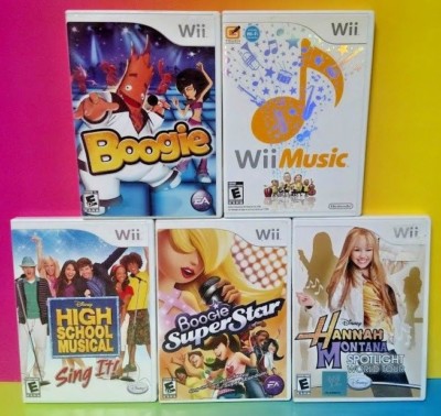 Disney Sing It Super Star Boogie Wii Music Rock Nintendo Wii Wii