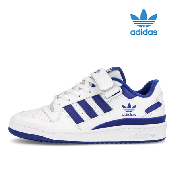 ADIDAS FY7756 FORUM LO BIANCO BLU ROYAL TAGLIA 4~8 5 UOMO 100% AUTENTICO