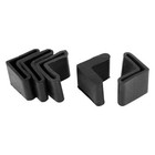 <!--F#f_0-->5Pcs Rubber Furniture Right Angle Foot Corner Protectors Covers Pads 25x25x3mm<!--F/-->