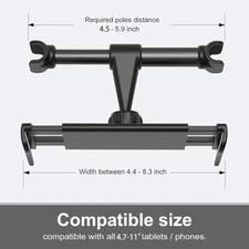 Universal Car BackSeat Headrest Mount Tablet IPAD Phone Mount Holder
