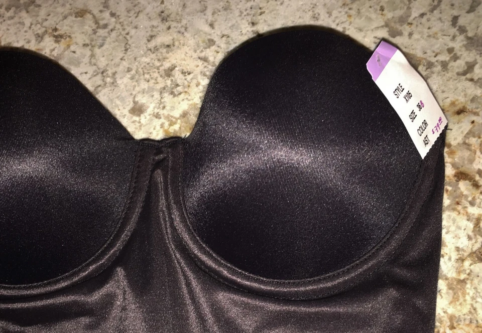 MIRACLESUIT Shape Away Negro Sin Tirantes Ex Control Firme Bodybriefer Mujer Talla 36B Foto 4 de 4