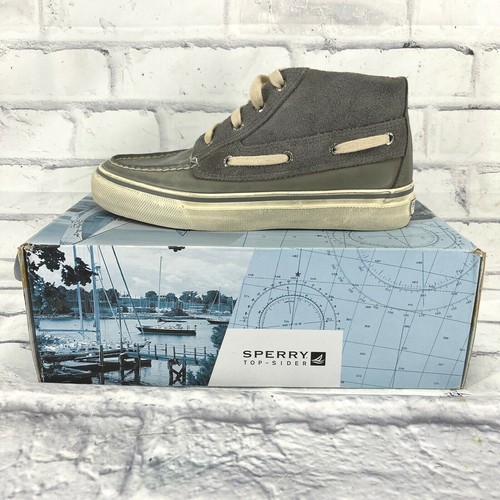 Nuevo Para Hombre Sperry Top-sider Bahama Chukka Gris De Gamuza Y Tiro Alto  Zapatillas Zapatos 7.5 M | eBay