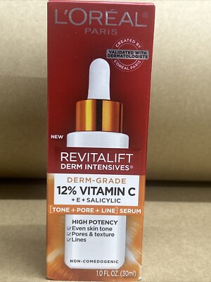 Loreal Paris Revitalift Derm Intensives Tone Pore Line Serum Derm-Grade