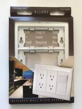 Electrical Wall Plates Taymac A3000W Allure Nonmetallic Wallplate Frame Ak 