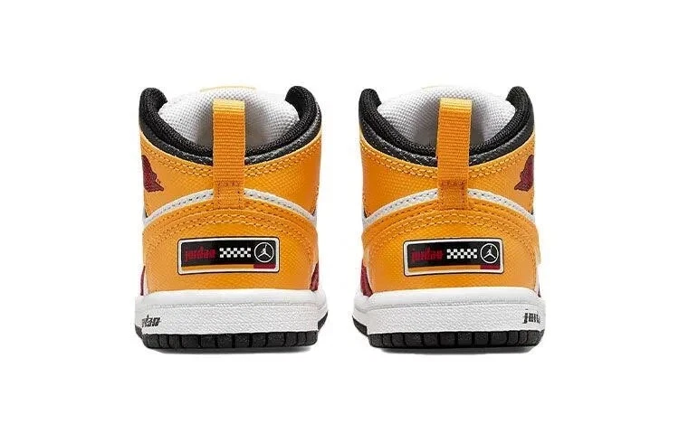 Nike Air Jordan 1 Mid SE TD 'Motorsport' DJ0335-067 Talla 5C Nuevo Foto 3 de 4