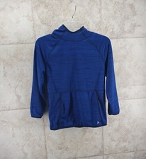 Blue Long Sleeve Hoodie Pullover Sweatshirt Youth Size M 10/ 12 Reg Xersion