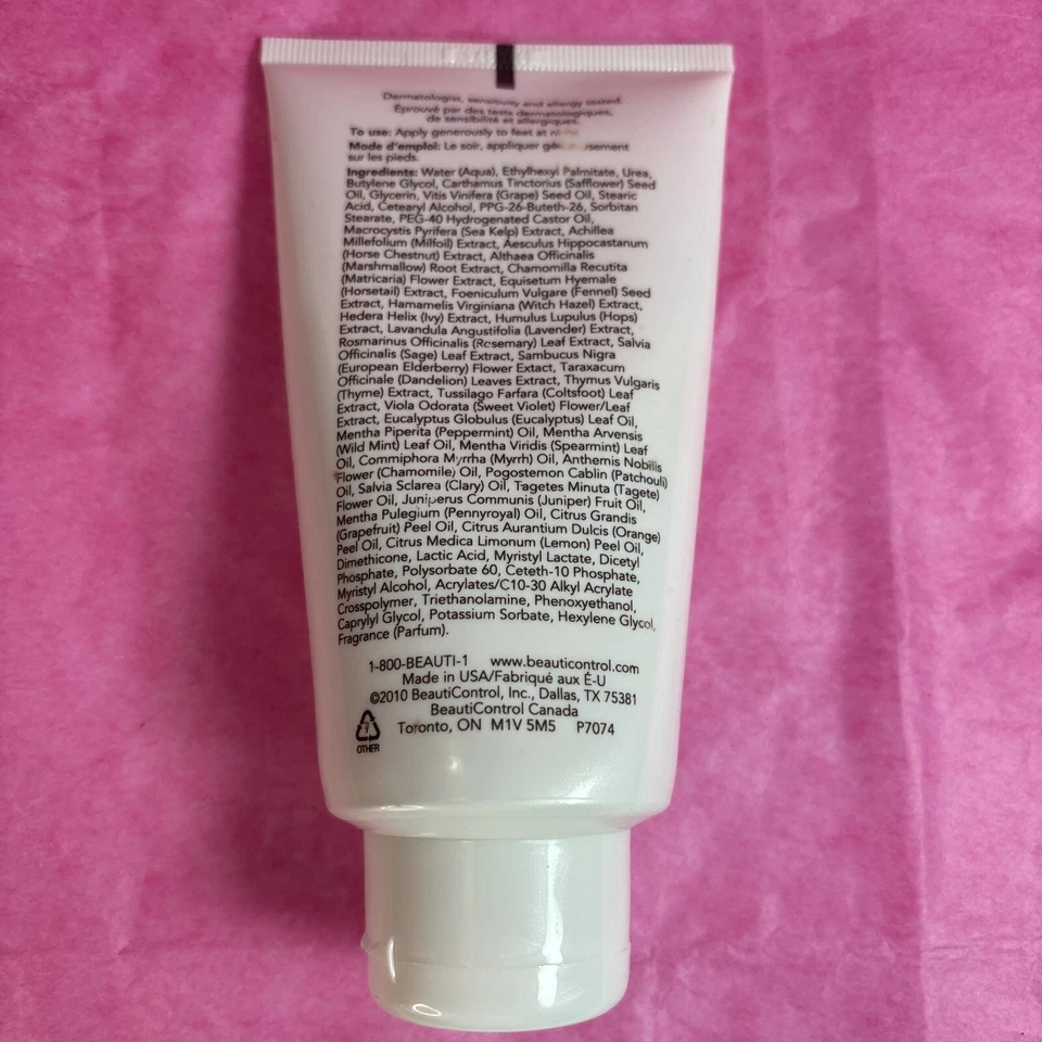 BEAUTICONTROLL Body Spa Crema para Pies 142g 5oz Sellada Foto 3 de 3