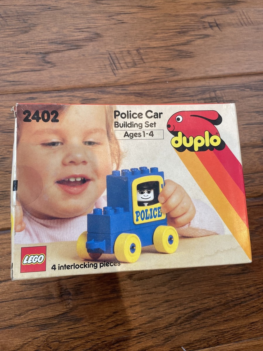 Lego Duplo Vintage 1984 Set 2402 Police Car Building | eBay